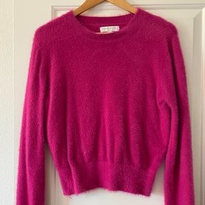 Spiritual Gangster hot pink sweater- Size Small